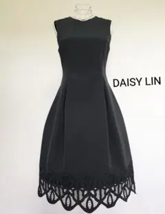 ☆DAISYLINデイジーリン裾カットワークドレスワンピース38☆