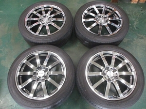 無限　アルミホイール　17×7J＋53　114.3/5ｈ　タイヤ付き　ホンダ系　ステップワゴン等