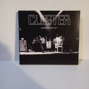 輸入盤【CD】CLUSTER KONZERTE 1972 / 1977 【中古品】ジャーマン・プログレ クラウトロックのレジェンド