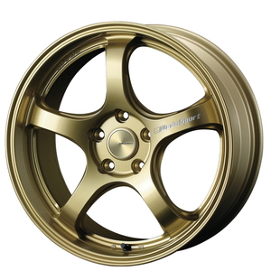 YOKOHAMA ADVAN FLEVA V701 255/35R18 WedsSport RN-05M GOLD 18インチ 7.5J+45 5H-114.3 4本セット