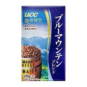 UCC 珈琲探求 ブルーマウンテンブレンド レギュラーコーヒー(粉) 真空パック 200g レギュラー(粉)