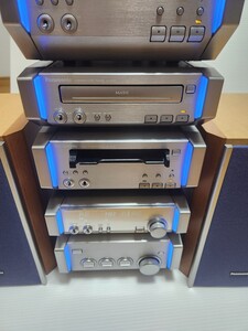 [音だし確認済み] Panasonic　パナソニック　システムコンポ SC-HD55MD　CD MD カセットチューナー　