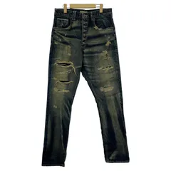 BONDS & PEACE ボンズアンドピース ダメージ加工デニムパンツ size28/ブルー