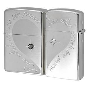 Zippo ジッポライター ペア ロマンティックハート ペアセット Romantic Heart Pair Set RHPR-SSP カップル 恋人