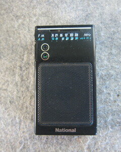 National Panasonic アンティーク AMFMラジオ RF-522 内部クリーニング 新電池付 動作確認品 12-14-4