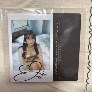 大野真依　まいでーと写真集　直筆サイン入りチェキ&メンバーカード　新品未開封