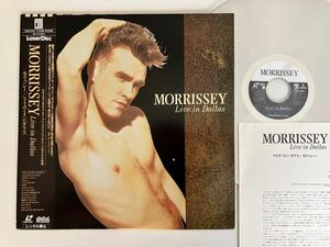 モリッシー MORRISSEY / Live in Dallas 帯付LD TOLW3157 91年ライヴ,THE SMITHS,ザ・スミス,解説付き,Everyday Is Like Sunday,リア王,