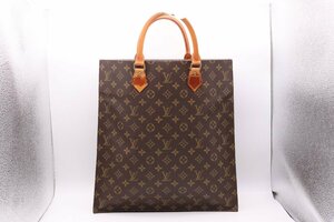 【中古美品】LOUIS VUITTON ルイヴィトン LV モノグラム サック・プラ M51140 キャンバス バッグ レディース 製造番号あり【漂亮】