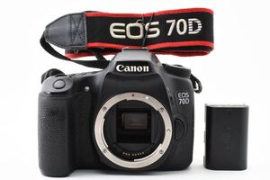 【美品】CANON EOS70D ボディ ブラック