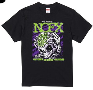 NOFX ノーエフエックス Tシャツ ファイナルジャパンツアー XLサイズ バンドTシャツ バンT 新品未使用 HI-STANDARD ハイスタ