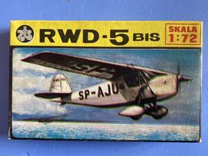 ポーランドの飛行機　RWD-5 bis　 1/72 ポーランド製 %EAA