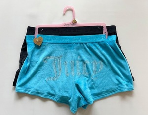 新品 ＊ ジューシークチュール パイル地 部屋着 パジャマ ショートパンツ L（US） 2枚/ハンガーなしで発送/Juicy Couture/ホットパンツ