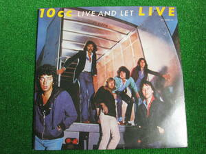  【送料無料】中古レコード ★10cc　☆LIVE AND LET LIVE 2枚組 国内盤 LP SFX-10030-31