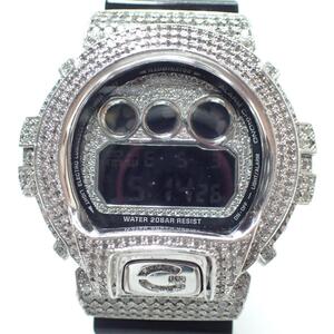 AB092 CASIO カシオ DW-6900NB シルバー スワロフスキー