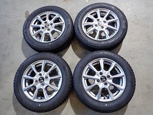 YS14650【送料無料165/65R14】ソリオ デリカD:2 ハスラー等に BS 中古スタッドレス ★14×4.5J 100/4H ET45★1円スタート