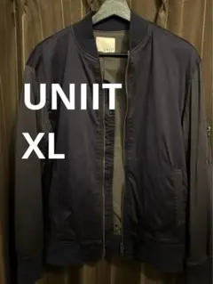 UNIIT ブルゾン　アウター　XL ユニット　ネイビー