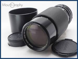 ★実用美品★ CANON キヤノン NEW FD 70-210mm F4 ★完動品★同梱可 前後キャップ、フード付 #i8055