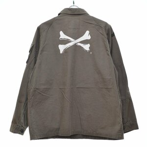 【XL】WTAPS / ダブルタップス 初期 JUNGLE LS クロスボーン リップストップ 長袖シャツ archive vintage