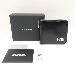 〇〇 DIESEL ディーゼル 二つ折り財布 X08191 ブラック 目立った傷や汚れなし