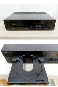 再生OK トレー動作不安定 現状品/ツw-243/SONY CDP-501ES COMPSCT DISC PLAYER/ソニー CDプレーヤー CDデッキ オーディオ機器