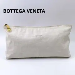 BOTTEGA VENETA ポーチ セカンドバッグ キャンバス 金具