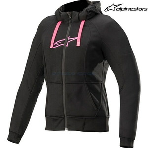 在庫あり alpinestars アルパインスターズ レディース STELLA CHROME SPORT HOODIE カラー:BLACK FUCHSIA(1039) サイズ:S