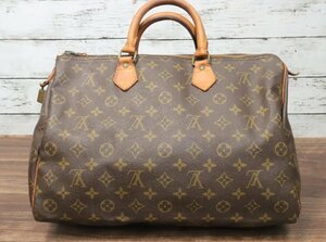 【ト長】◎LOUIS VUITTON ルイヴィトン モノグラム スピーディ35 M41524 ハンドバッグ ミニボストンバッグ ブラウン系 IR581IOB14