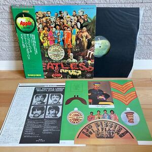 補充票・帯付き◆美盤◆LP◆The Beatles(ビートルズ)「Sgt. Pepper