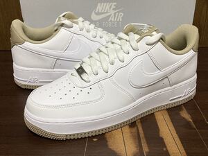 22年製 NIKE AIR FORCE 1 LO ナイキ エアフォース ローカット AF1 SWOOSH【DR9867-100】WHITE KHAKI ホワイト カーキ 白 US11.5