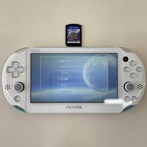 SONY/ソニー PlayStation Vita ライトブルー・ホワイト 本体のみ ◆　10606