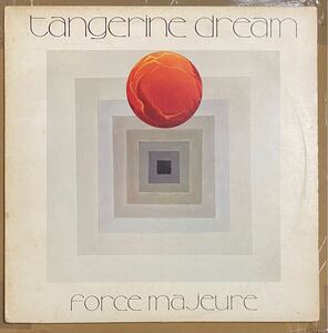 Tangerine Dream / Force Majeure LP■UK盤 クリア盤 Edger Froese Peter Baumann