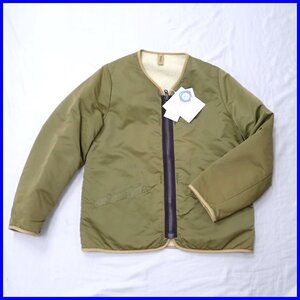 ★VISVIM/ビズビム IRIS LINER JKT リバーシブル ライナージャケット 1/メンズS相当/カーキ/ナイロン/モヘヤ混ウール/ブルゾン&1248701801