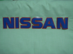 【Jリーグ】NISSAN スポンサー ロゴシート [青x赤] 1/横浜Fマリノス