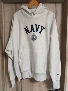 L 新品 champion REVERSE WEAVE PARKA チャンピオン リバースウィーブ US NAVY ネイビー パーカー スウェットパーカー USNA NAVAL