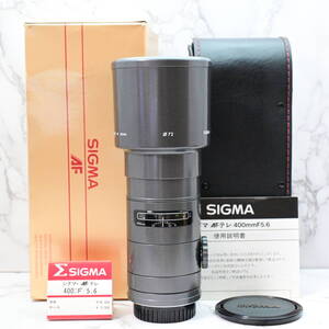 1102/E5411-2 SIGMA AF TELE 400mm F5.6 シグマ Minolta Aマウント ミノルタ レンズ