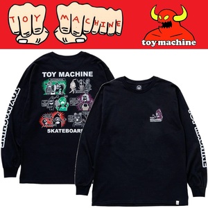 【 TOYMACHINE 】TRACT LONG TEE トイマシーン BLACK