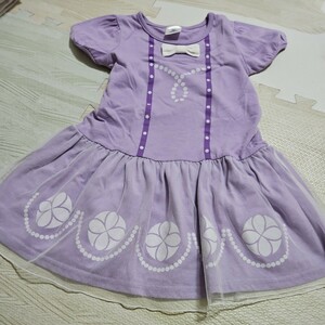 小さなプリンセスソフィア　ソフィア　ワンピース　120　中古品 女の子 子供服 キッズ