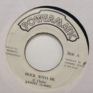 EPレコード　JOHNNY CLARKE / ROCK WITH ME (FEEL LIKE JUMPING/BOOPS)