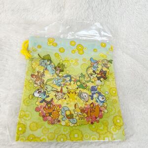 新品 ポケモンセンター限定 巾着 pokemon 御三家 ポケットモンスター pokemon with you