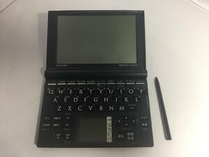 【中古】シャープ Papyrus 電子辞書 PW-AT770-B ブラック 生活総合モデル 100コンテンツ 4言語(日・英・中・韓)対応手書きパッ