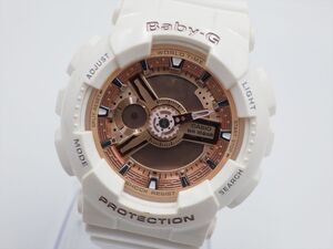 358665【1円スタート】CASIO カシオ BA-110 BABY-G ベビーG レディース 時計 クオーツ ケース43mm