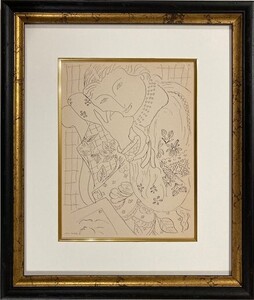 【特価】　 ≪　　アンリ・マティス　　≫ 　 　リトグラフ【石版画】　　　DESSINS DE HENRI MATISSE-X 　 1936年 　　HENRI MATISSE