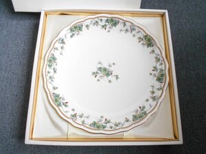 ●ナルミ NARUMI CHINA パーティープレート 山葡萄柄 30cm 盛皿 大皿 7950-1363