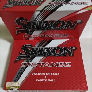 SRIXON ゴルフボール ホワイト　2箱 スリクソン DISTANCE