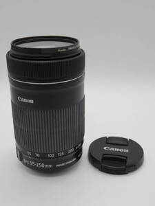 ジャンク品　CANON(キャノン)LENS EF-S 55-250mm F4-5.6IS STM　レンズ　中古品　K2ー8A　