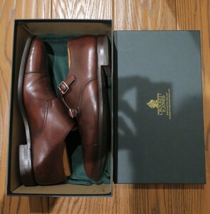 CROCKETT＆JONES lowndes ダブルモンク　8e　グレインレザー　ダイナイトソール