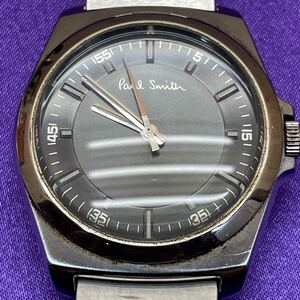 希少品! ポールスミス 6038-H24741 防水 メンズ 腕時計 10BAR グレー文字盤 ウォッチ watch Paul Smith R51768