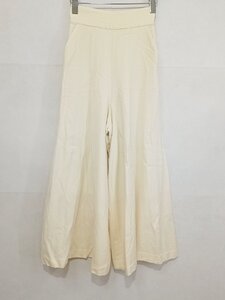 [12B-64-045-1] AMERI UNDRESSED SUPER FLARE PANTS ボトム アメリヴィンテージ 02920820180 サイズS アイボリー系