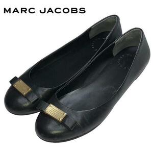 極美品 MARC JACOBS パンプス フラットシューズ ブラック 36.5