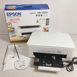 動作OK◆EPSON /エプソン インクジェット プリンター カラリオ EW-052A 2020年製◆F4-I